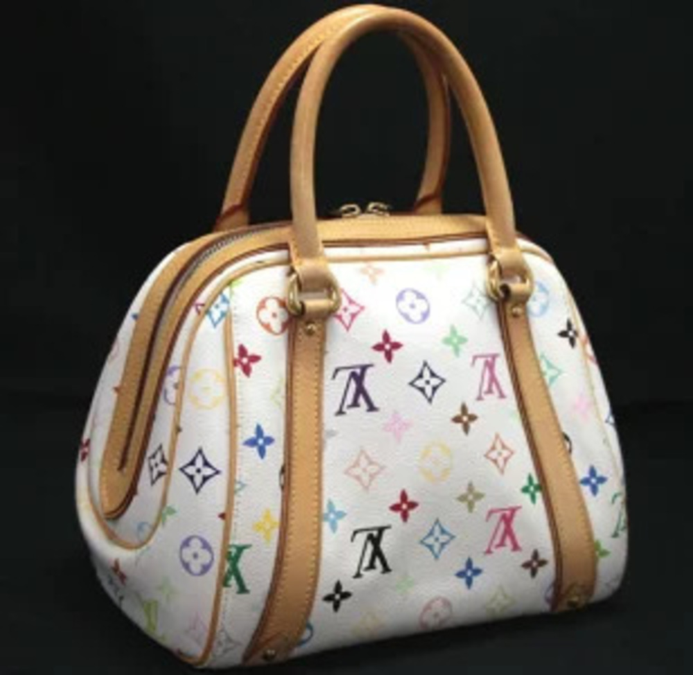 Louis Vuitton Priscilla White Multicolor Handbag